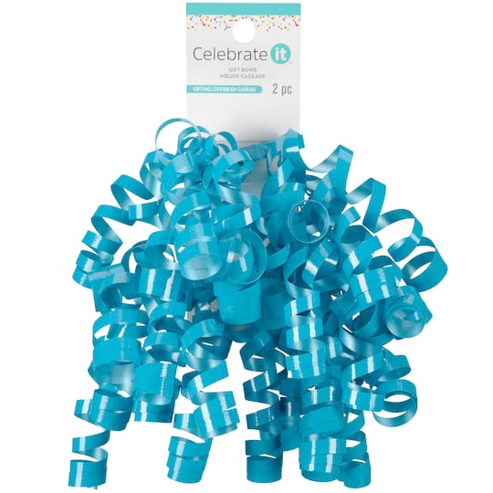 Turquoise Lacquer Twisty Bows By Celebrate It&#x2122;